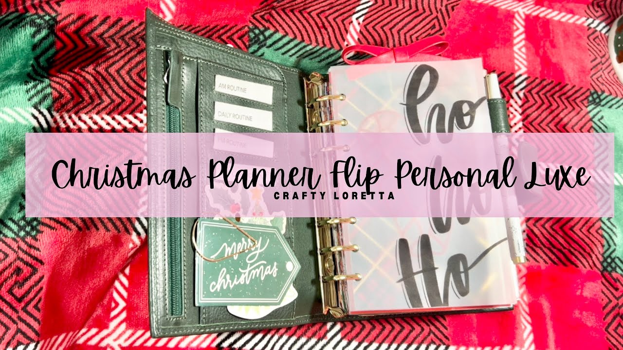 Moterm Personal Luxe Forest Flip Through | Veg Tanned Leather | Christmas Set Up