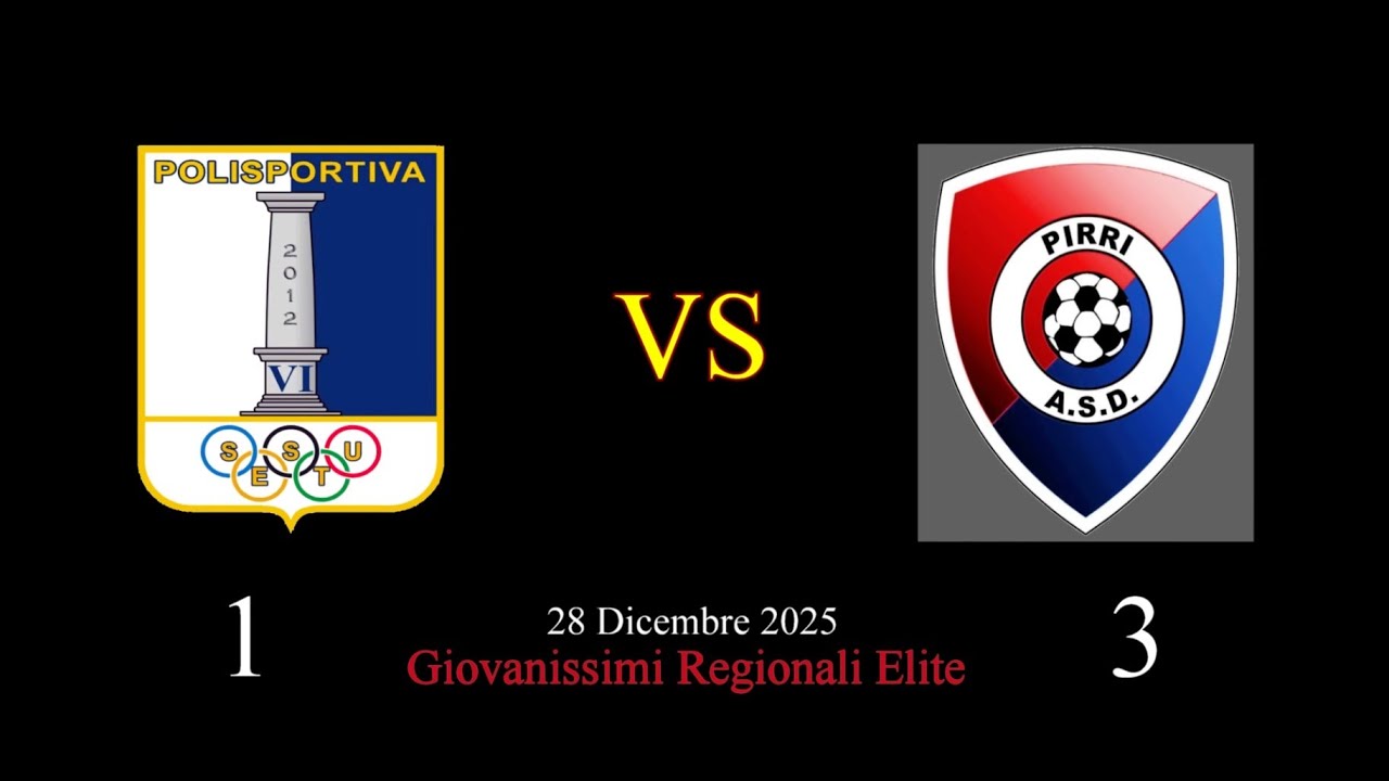 POLISPORTIVA SESTU VS CALCIO PIRRI - Cat. Giovanissimi Regionali Elite