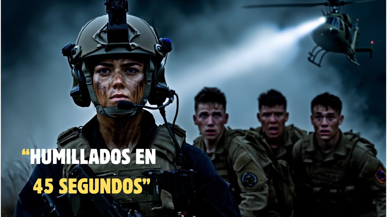 Cuatro soldados la acorralaron. 45 segundos después, un Navy SEAL se plantó ante ellos.