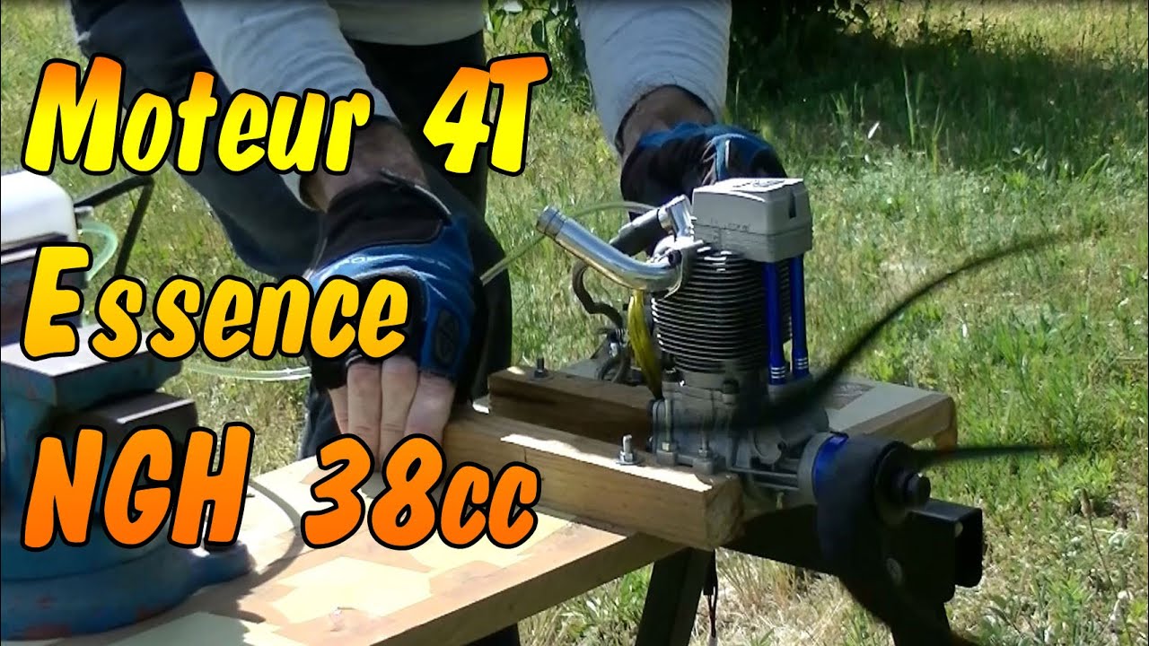 Moteur 4T essence NGH 38cc