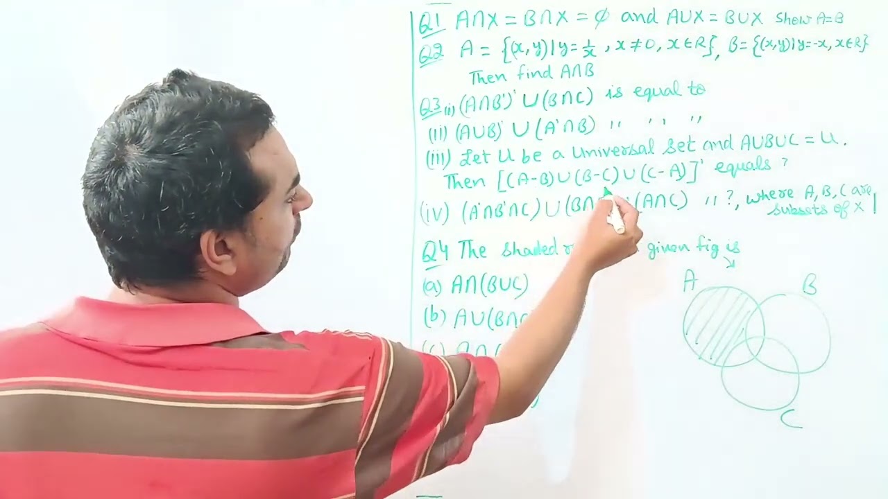 13. Problems on sets - 1