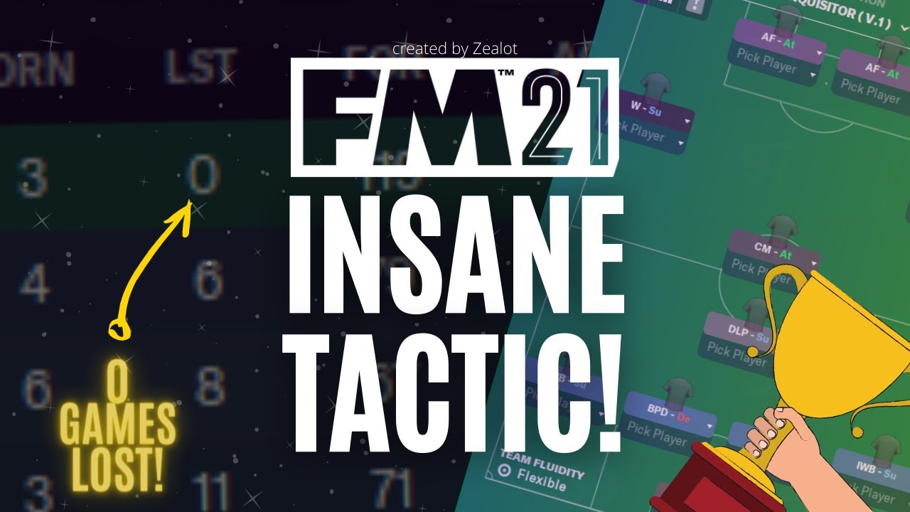 INSANE FM21 Tactic | 0 GAMES LOST! (undefeated) and Goals Galore! |  Football Manager 2021 Tactics