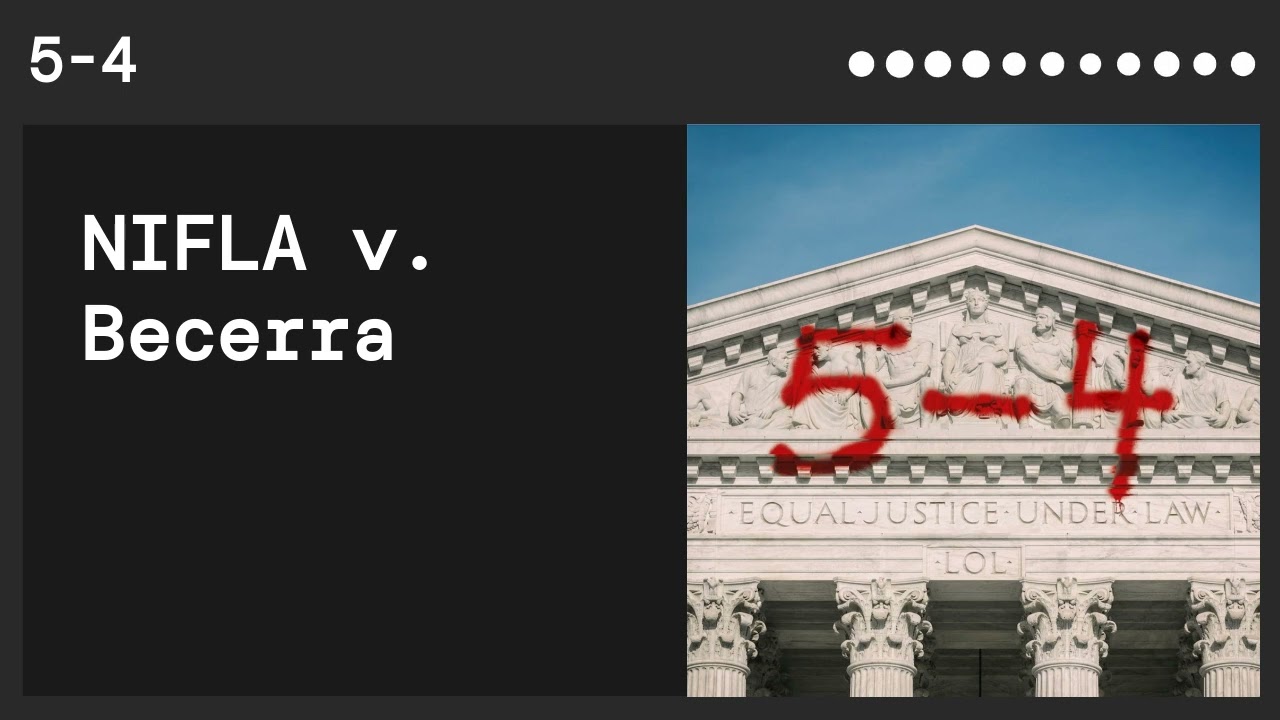 NIFLA v  Becerra