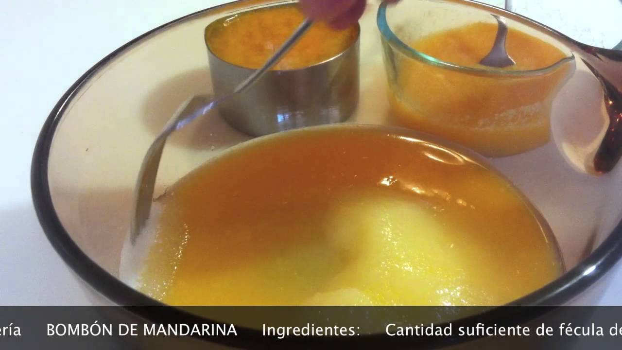 BOMBÓN DE MANDARINA Técnicas básicas de repostería Chef Vargas México