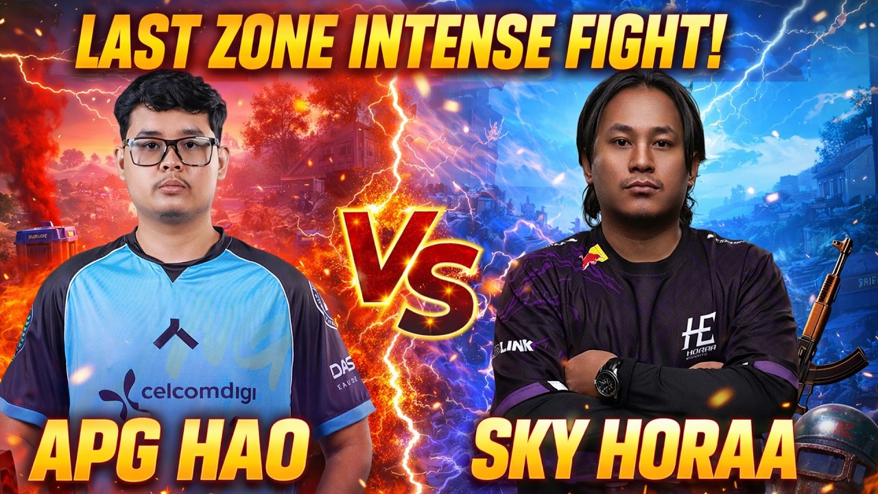 APG HAO vs SKY HORAA LAST ZONE 1V1 INTENSE FIGHT IN MIRAMAR!!🤯🔥HORAA 13 KILLS DOMINATION !!👑😱