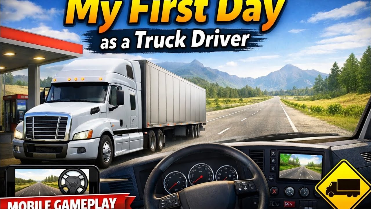 First Time Playing Truck Simulator on Mobile