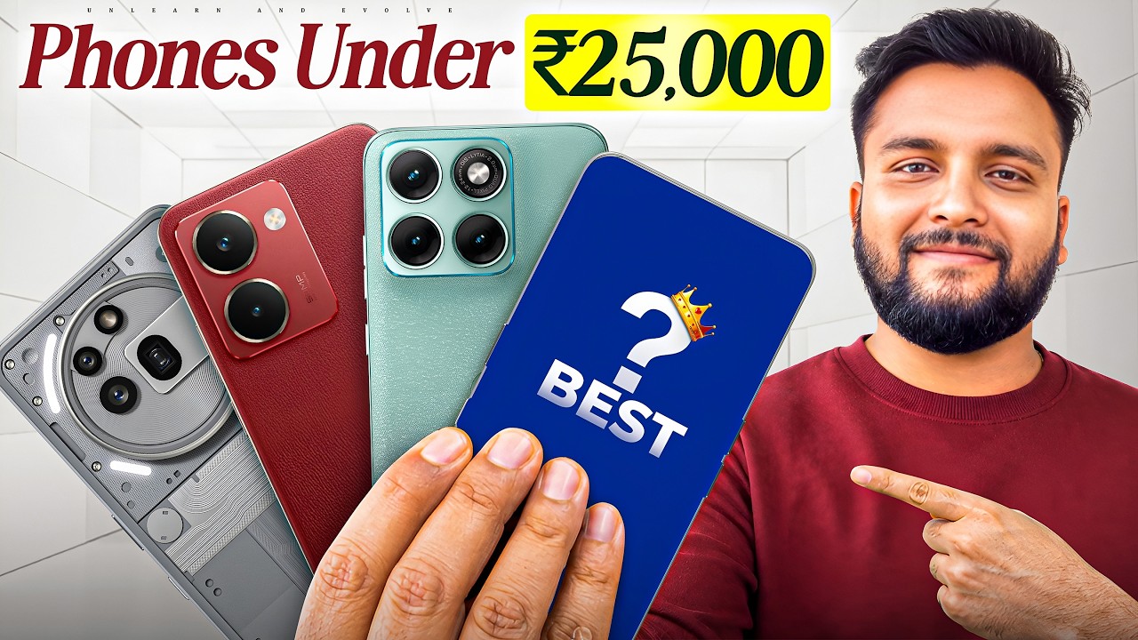 Best Phones Under 25000 April 2026 | Top 5 Phones Under 25000 India