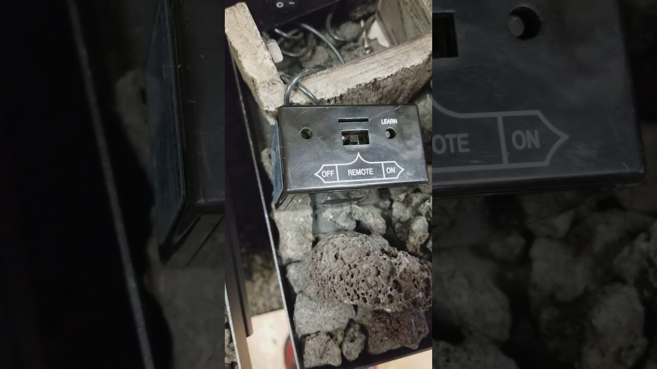 Resetting your gas log remote receiver box