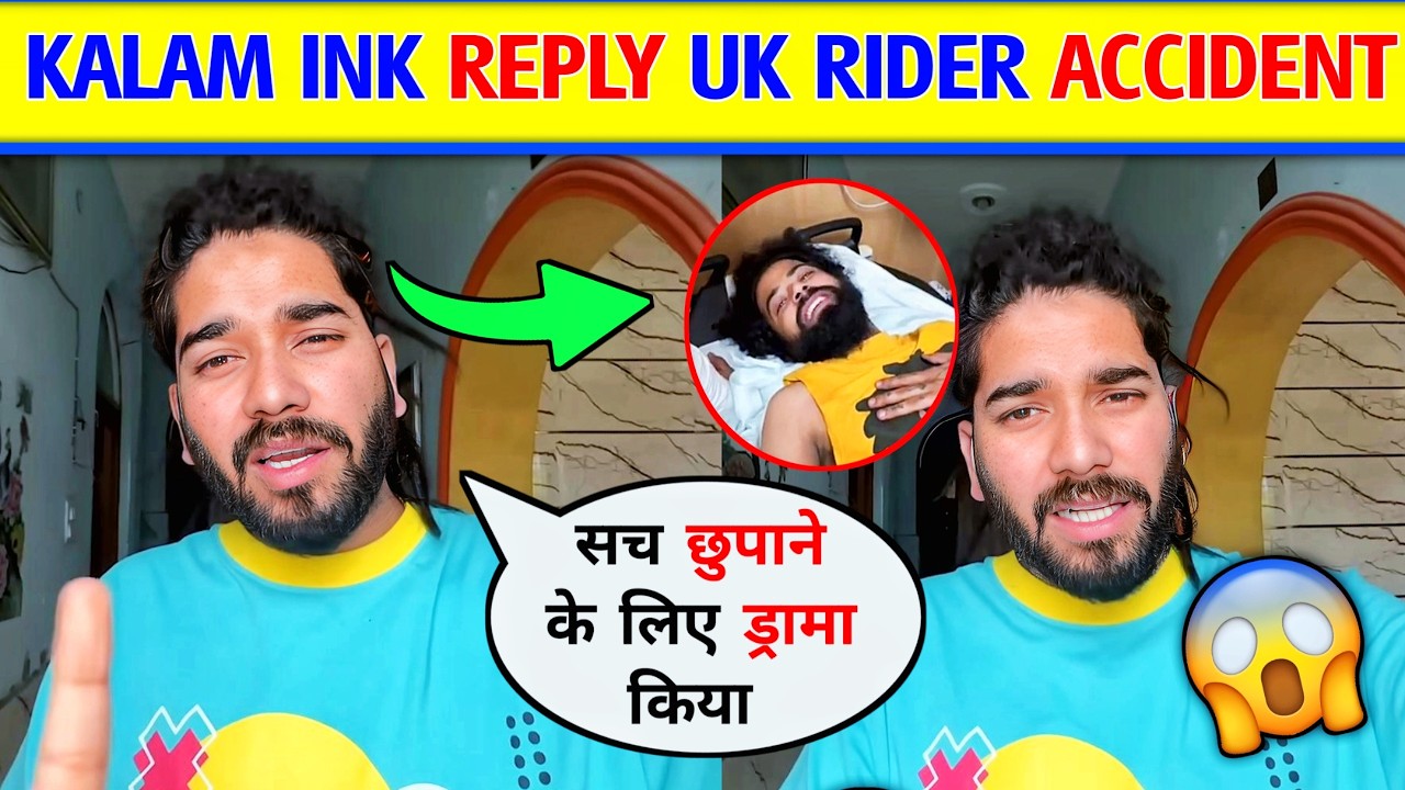 😮SHOCKING REPLY! Kalam Ink Breaks Silence on The UK07 Rider Incident,UK07 RIDER UPDATE,ANURAG DOBHAL
