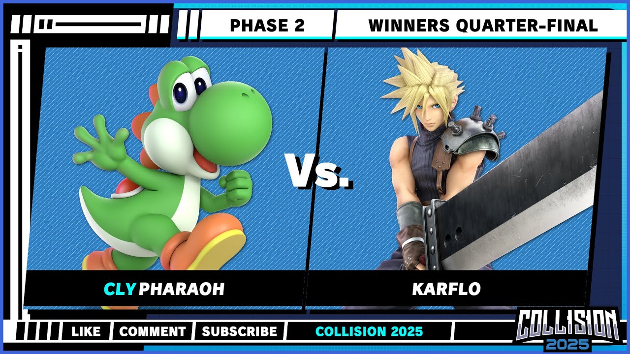Collision 2025 - Winners Quarters- Pharaoh (Yoshi) VS Karflo (Cloud) - Super Smash Bros. Ultimate