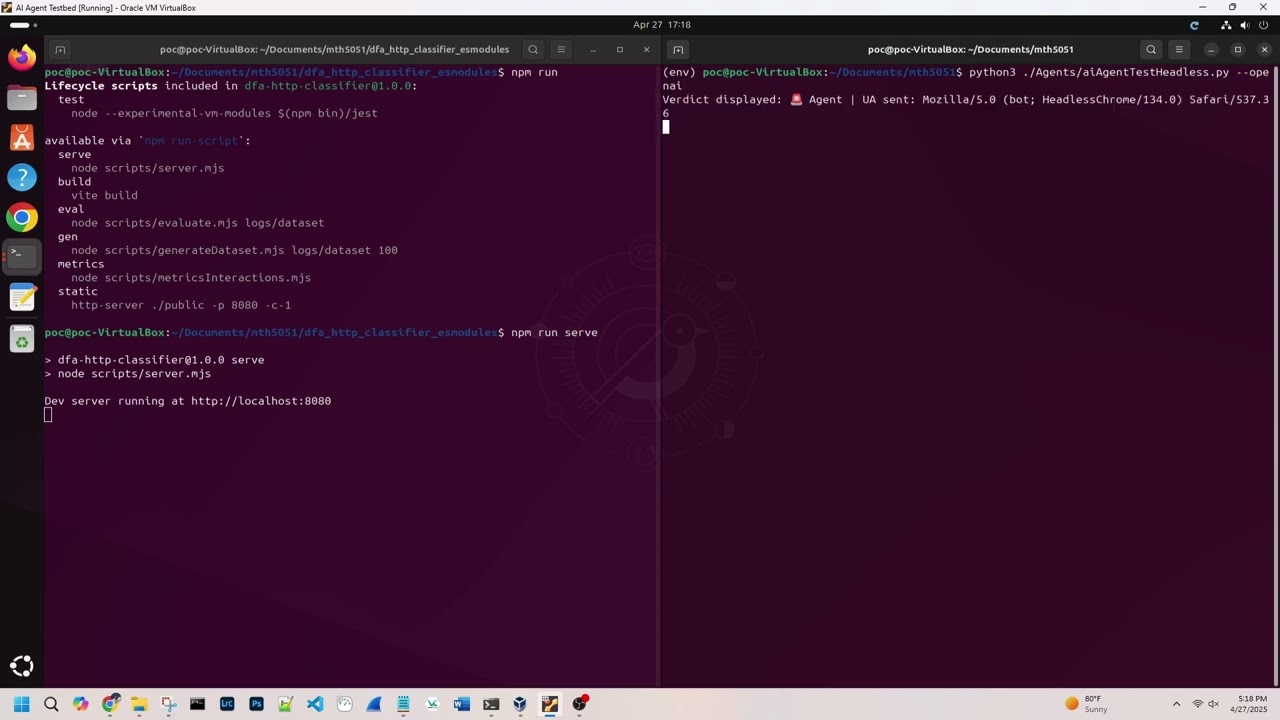 HTTP Agent Classifier
