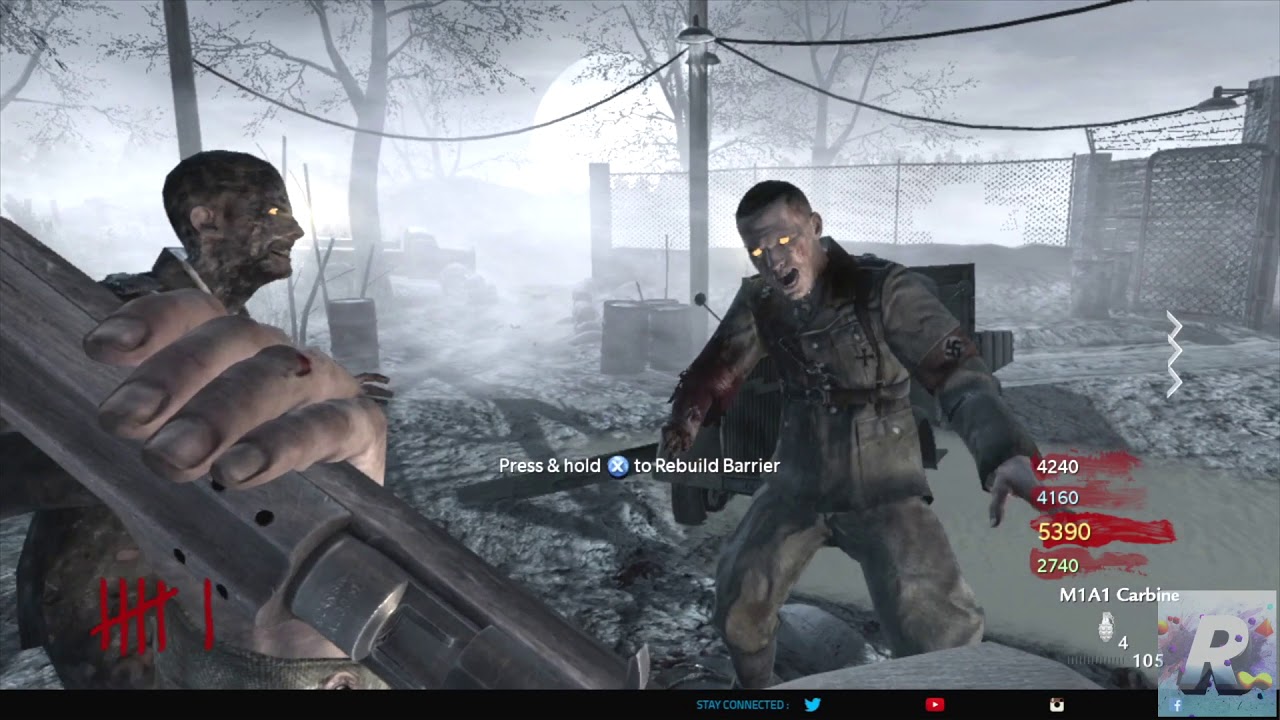 Nacht Der Untoten Crazy 4 Player Survival WaW Zombies