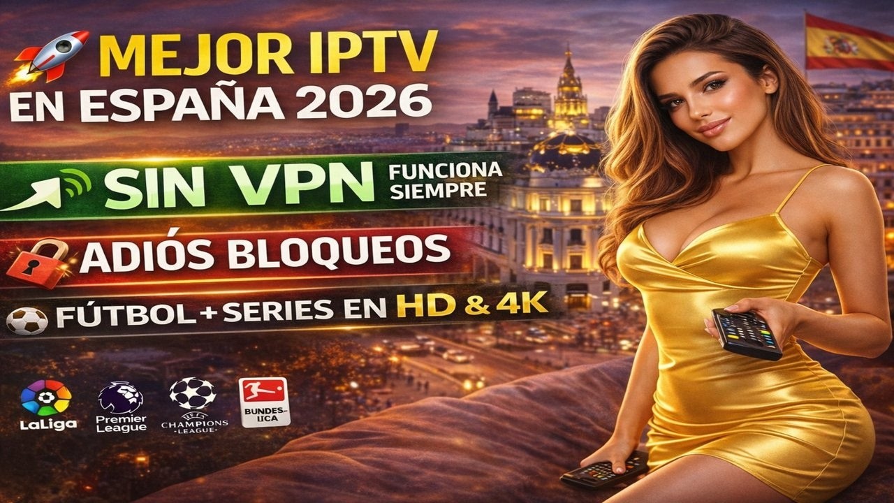 🔥 Mejor Listas IPTV Espa&ntilde;a 2026 🇪🇸 | Ver TODO el F&uacute;tbol EN VIVO ⚽ Sin VPN | 4K