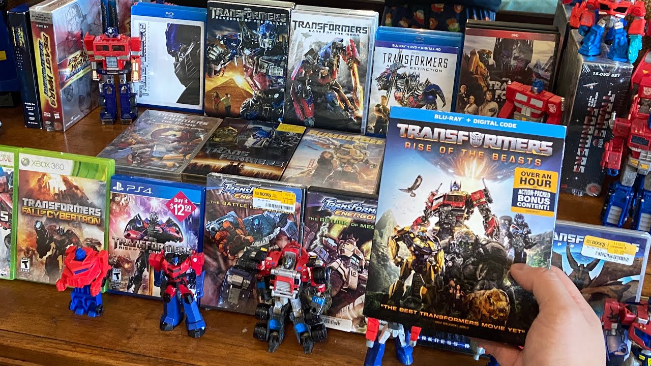 Распаковка Blu-Ray и коллекция фильмов «Трансформеры: Восстание зверей»