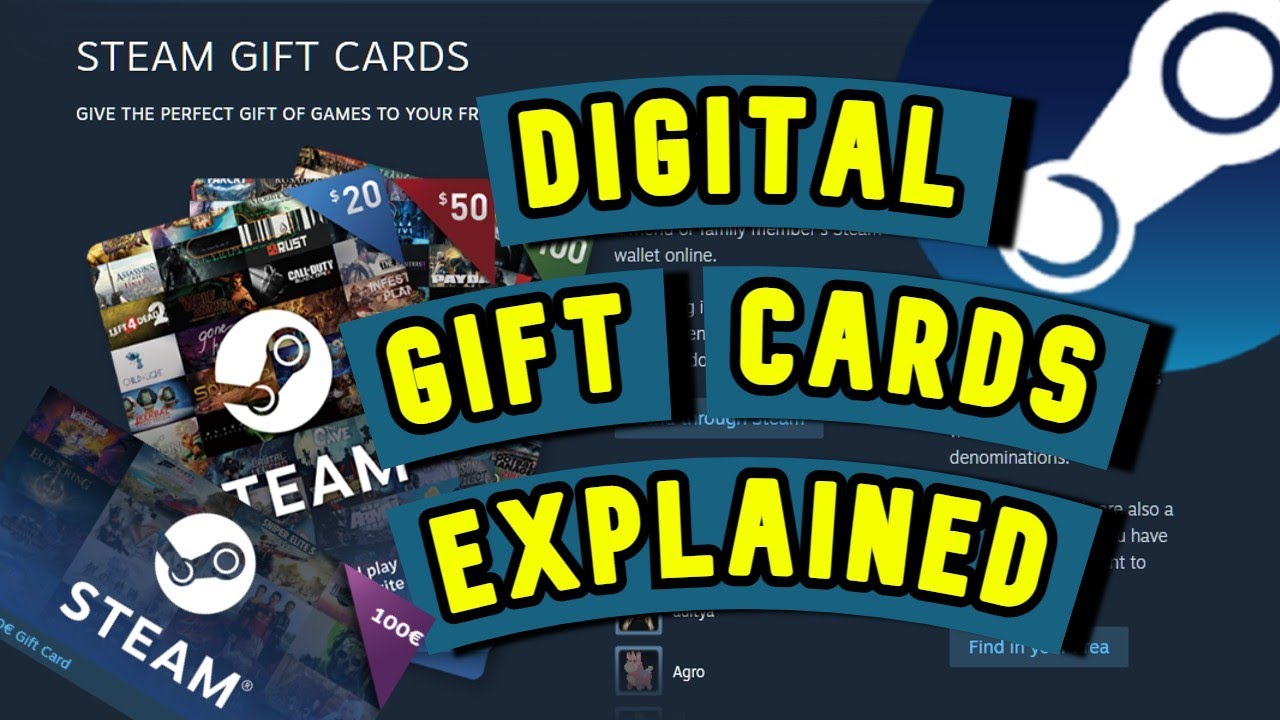 Steam Digital Gift Cards Explained | How To Gift  Money Through Steam | Guide | FAQ