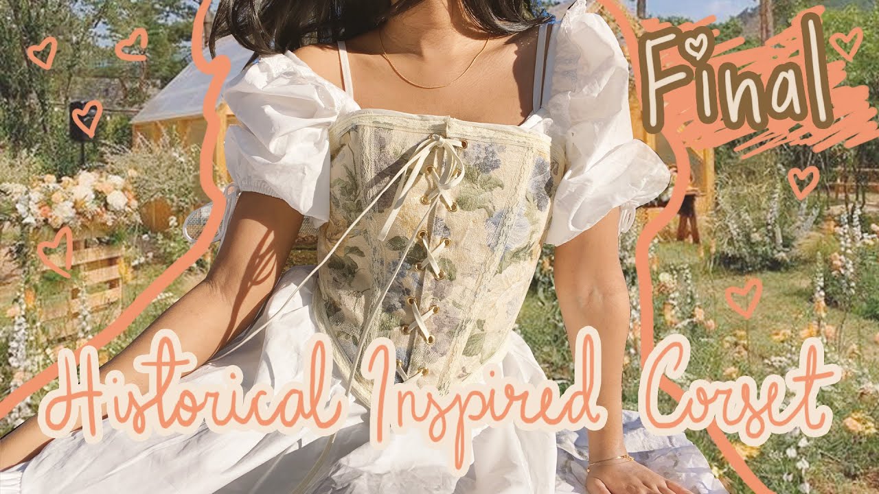 How to Make a Lace Up Corset Top- Historical Inspired (Final Part)