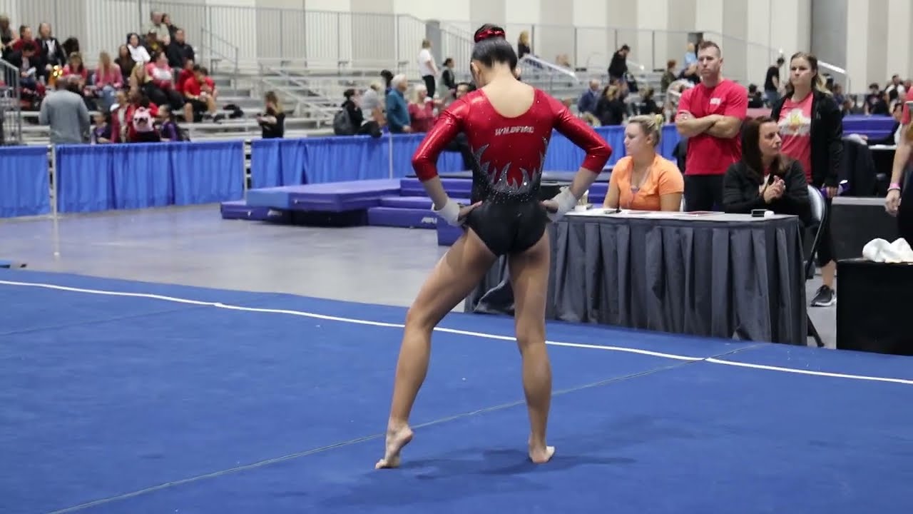 Ava -Malani Franco Floor SoCal State Championships Wildfire Gymnast Level 9