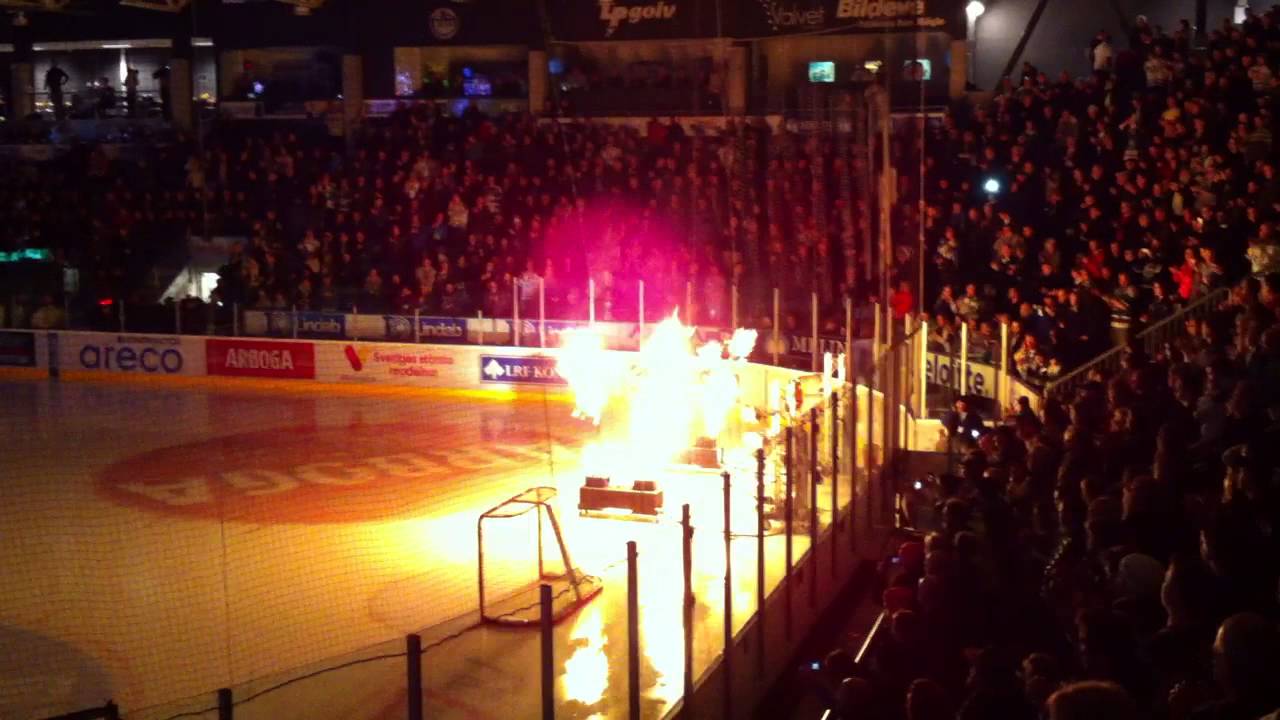 Rögle BK intro spelarna