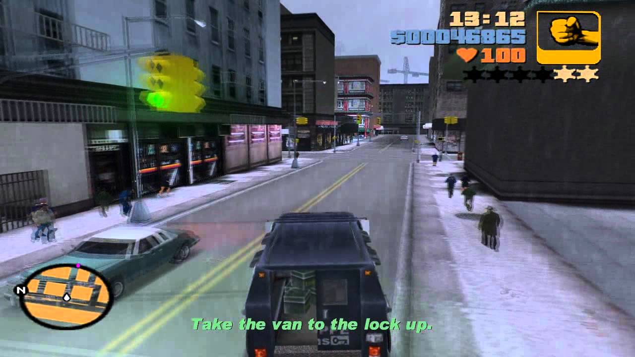 Grand Theft Auto III - Mission #12 - Van Heist