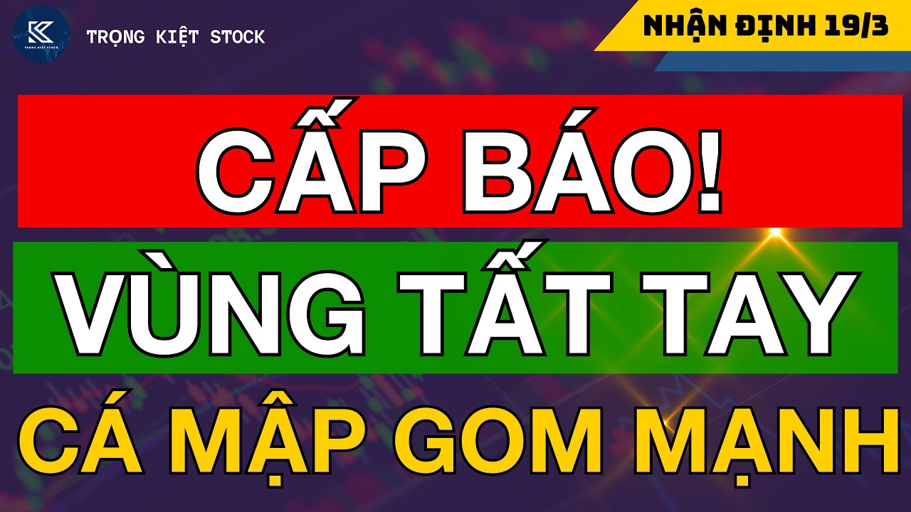 🔴 CHỨNG KHOÁN HÔM NAY| CẤP BÁO - VÙNG TẤT TAY CÁ MẬP GOM MẠNH - CƠ HỘI TRONG KHỦNG HOẢNG