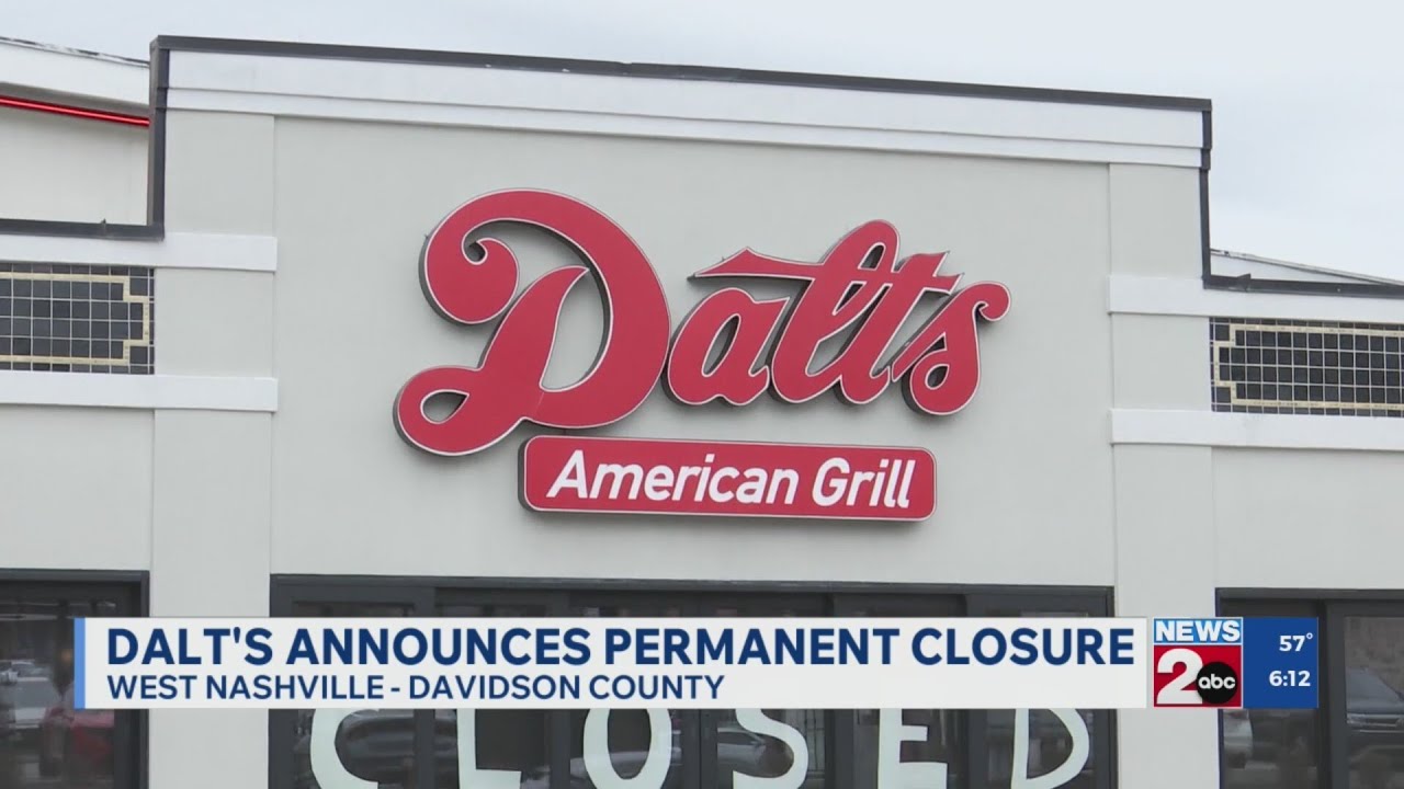 Dalt's announces permanent closure