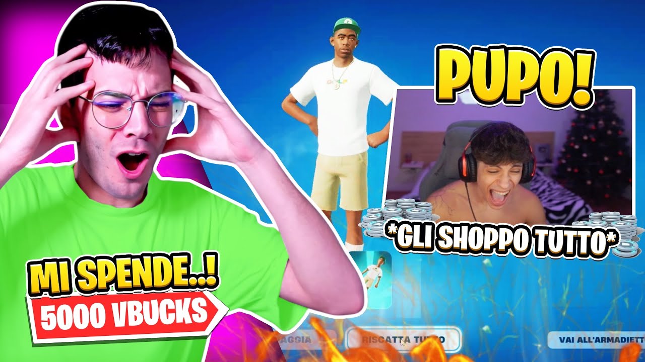 PUPO SPENDE I MIEI V-BUCKS SENZA PERMESSO!! 😱 (NON SCHERZO) su FORTNITE @ElPupo28