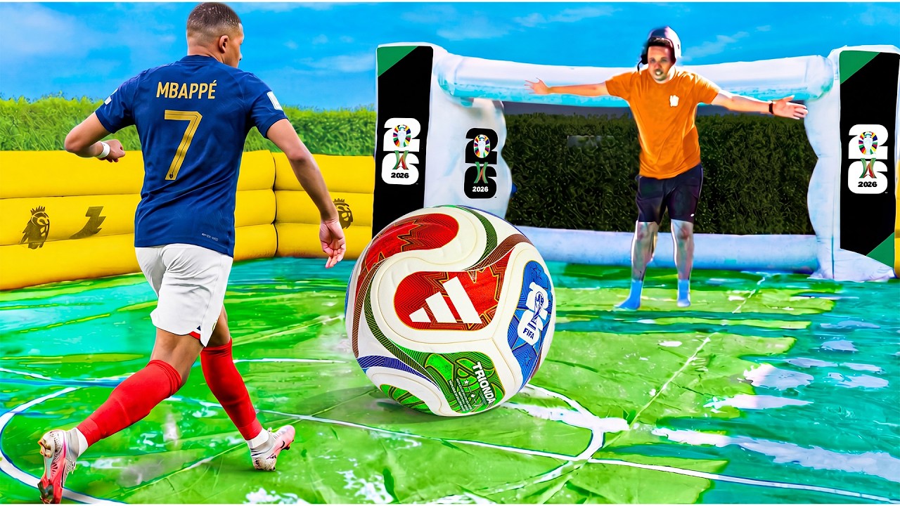 2V2 WORLD CUP SLIP N SLIDE FOOTBALL MATCH!!
