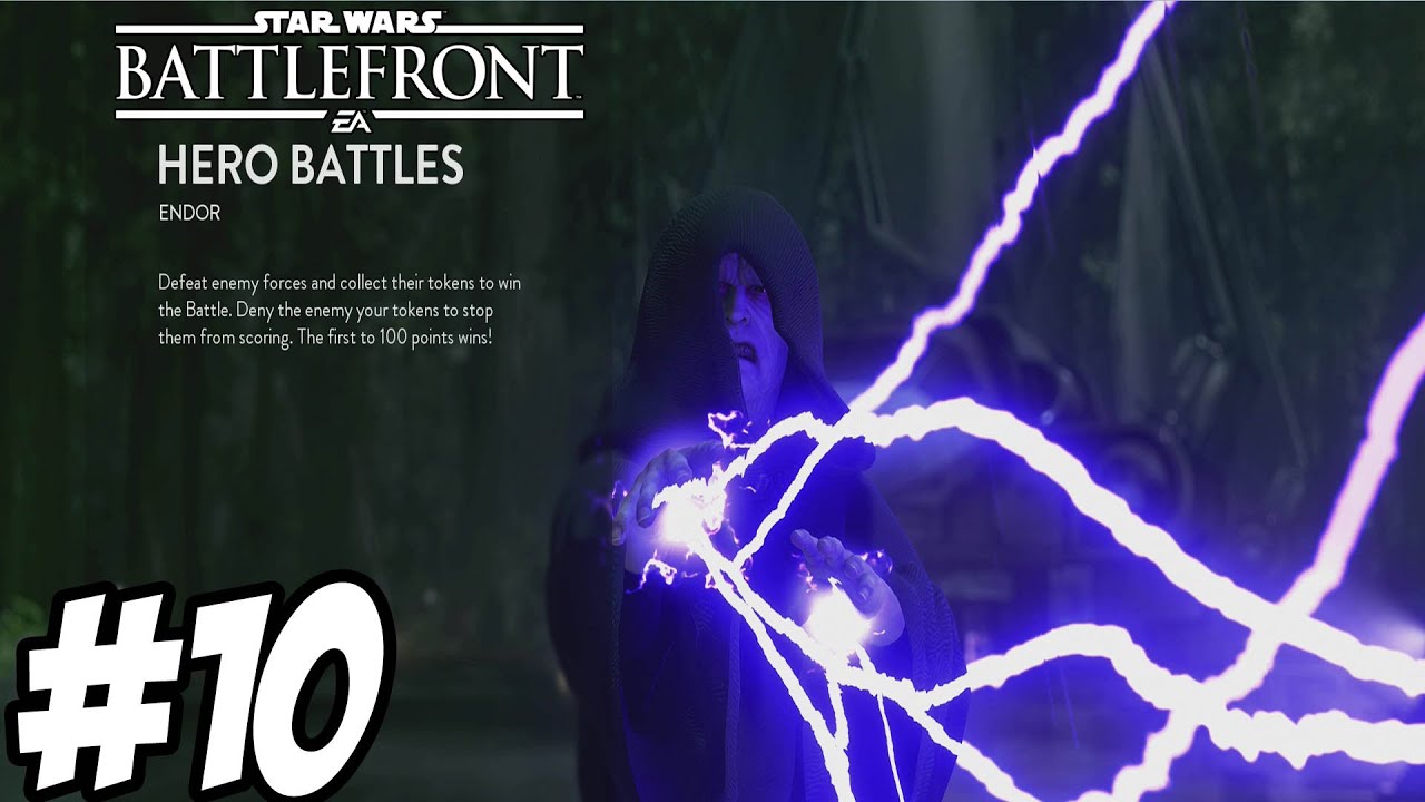 Star Wars Battlefront - Missions Gameplay Walkthrough Part 10 - Hero Battles Endor [ 60fps HD ]
