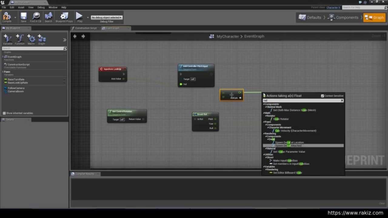 UE4 #3 Improved Camera control with Zoom In and Zoom out