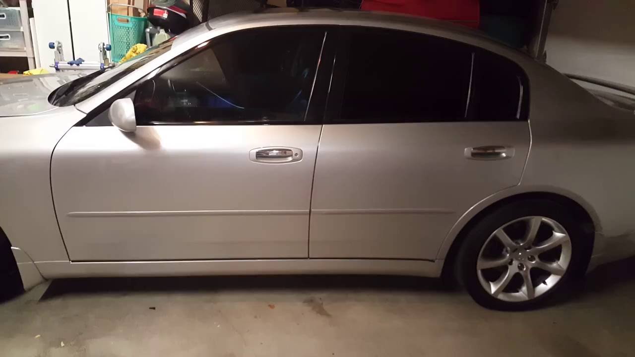 2004 G35 sedan: How to remove interior door panel