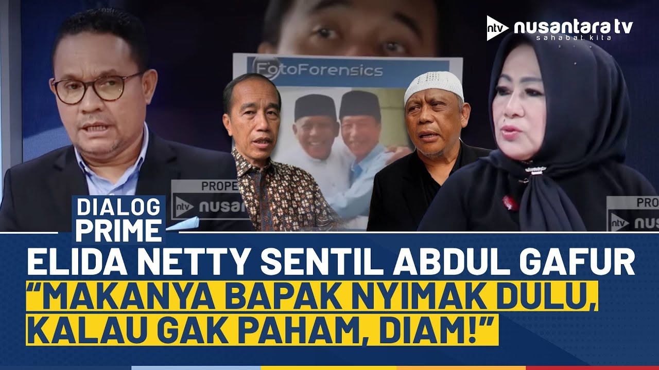 Elida Netty Tegur Keras Abdul Gafur Soal Ijazah Jokowi: Pahami Dulu, Jangan Menjudge! | DIALOG PRIME