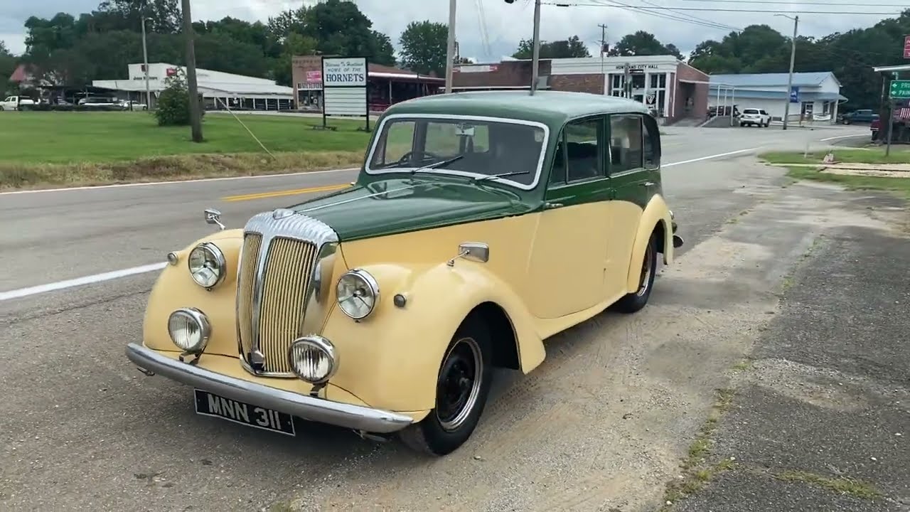 1951 Daimler DB18 Consort start up, walk around and short drive