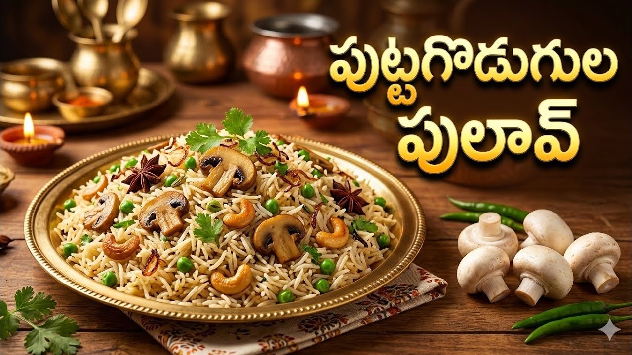 ఎన్ని సార్లు తిన్నా మళ్ళీ మళ్లీ తినాలనిపించే పుట్టగొడుగుల పులావ్😋|Simply Everyday Clips|