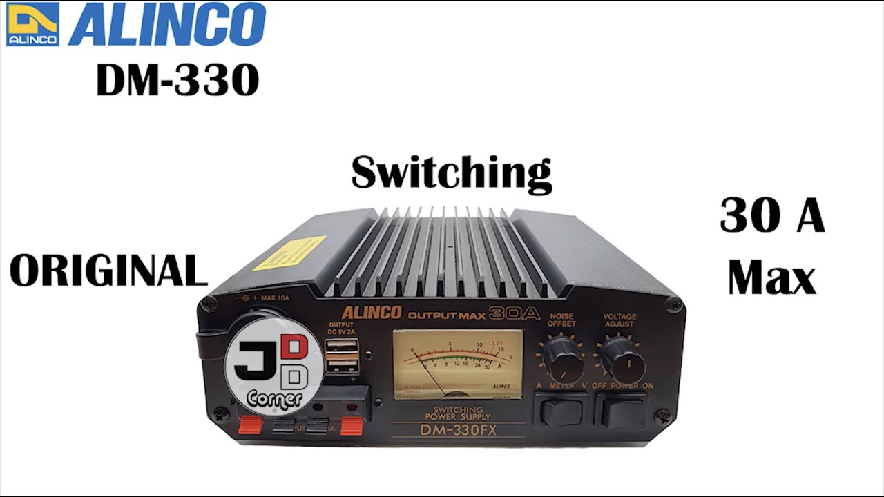 Unboxing Power Supply Alinco DM-330FX ORIGINAL Switching 30 Ampere Japan | JDD Corner