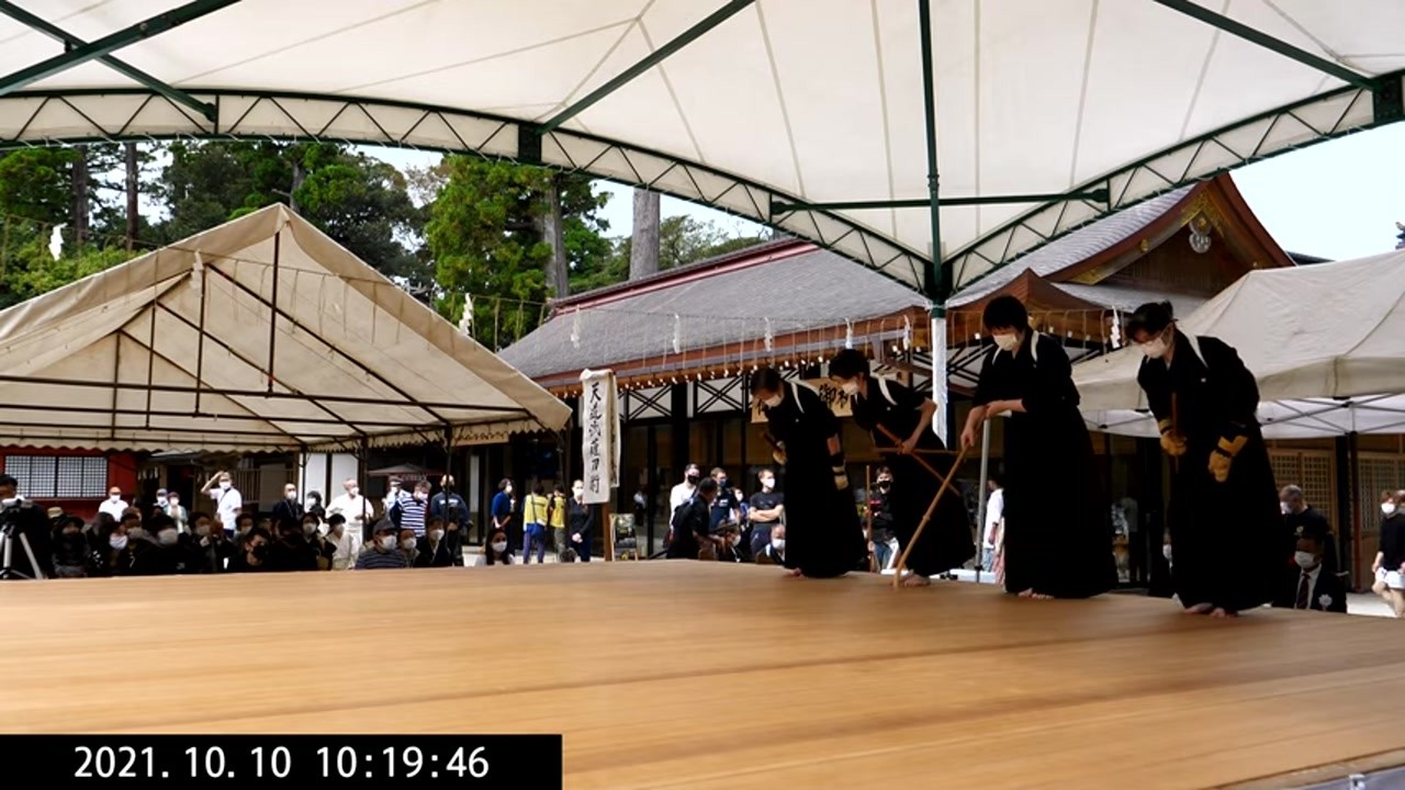 天道流薙刀術・第12回鹿島神宮奉納日本古武道交流演武大会　Tendo Ryu Naginatajutsu / Kashima, 10/2021