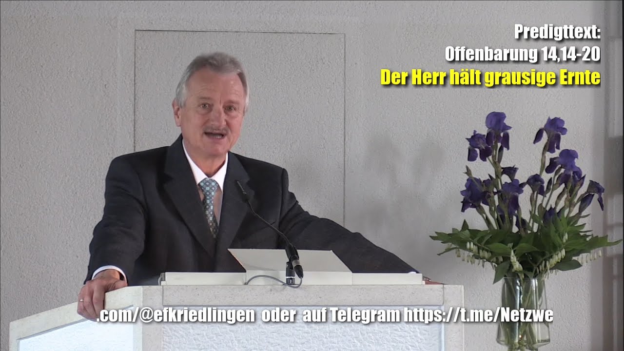 Jakob Tscharntke: Offenbarung 14,14-20 - Der Herr hält grausige Ernte
