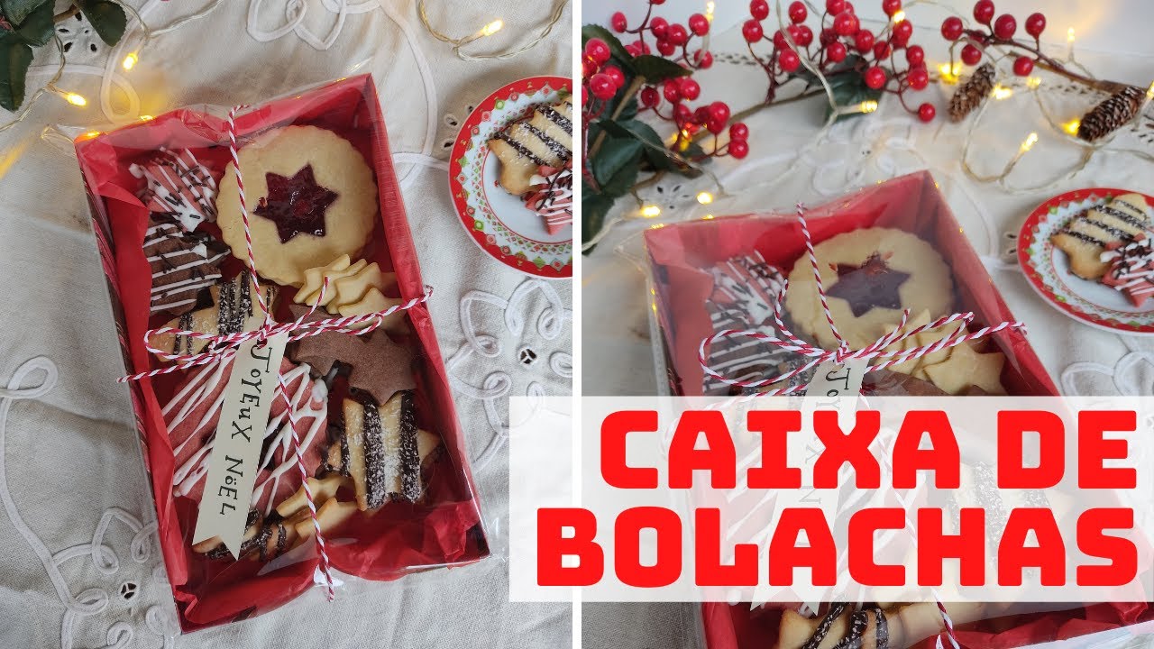 A CAIXA DE BOLACHAS PARA O VOSSO NATAL (Cookie Box) | ESPECIAL PRESENTES COM SABOR