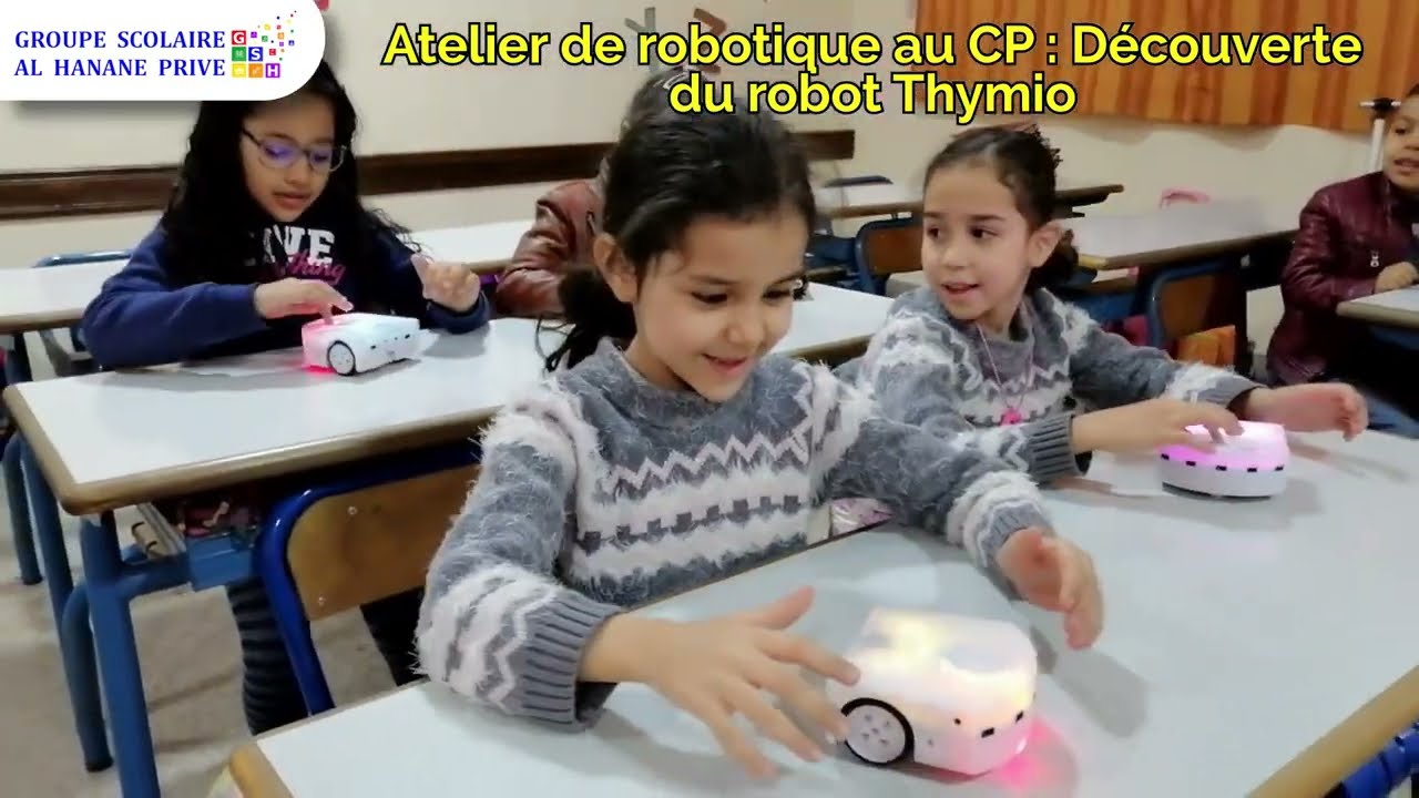 Atelier de robotique au CP : Découverte du robot de classe 
