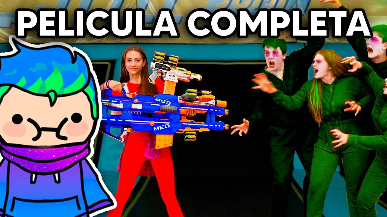 Si NERF tuviera ZOMBIES PELICULA COMPLETA / Carlos Infinito REACCIONA a Shiloh y Bros Español