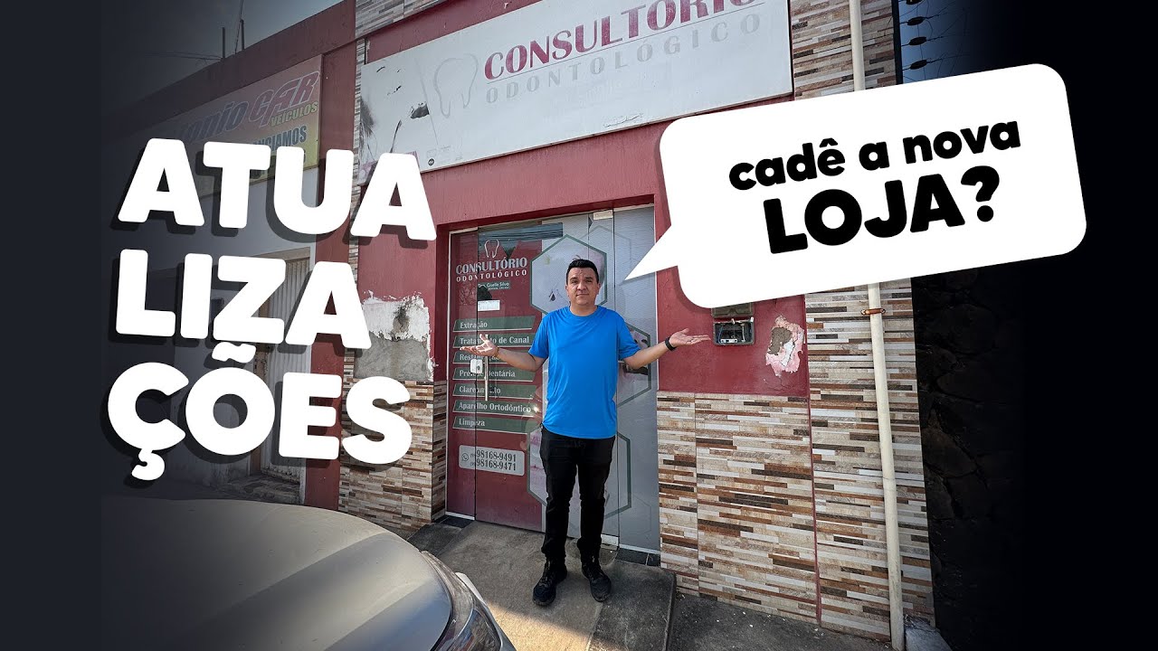 Abandonei o ponto da nova loja? Por que não teve mais vídeo? Atualizações da nova loja