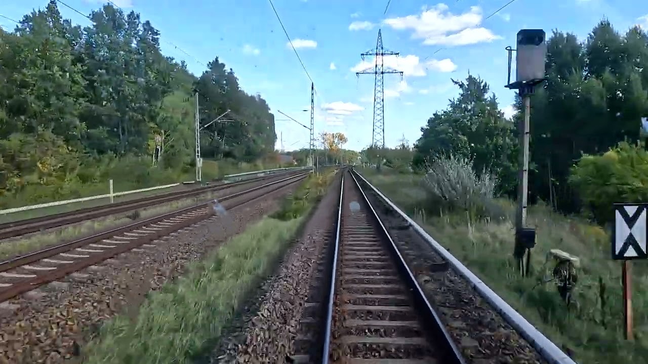 F&uuml;hrerstandsmitfahrt auf deiner der letzten BR 485 von Hohen Neuendorf nach Blankenburg in 4K