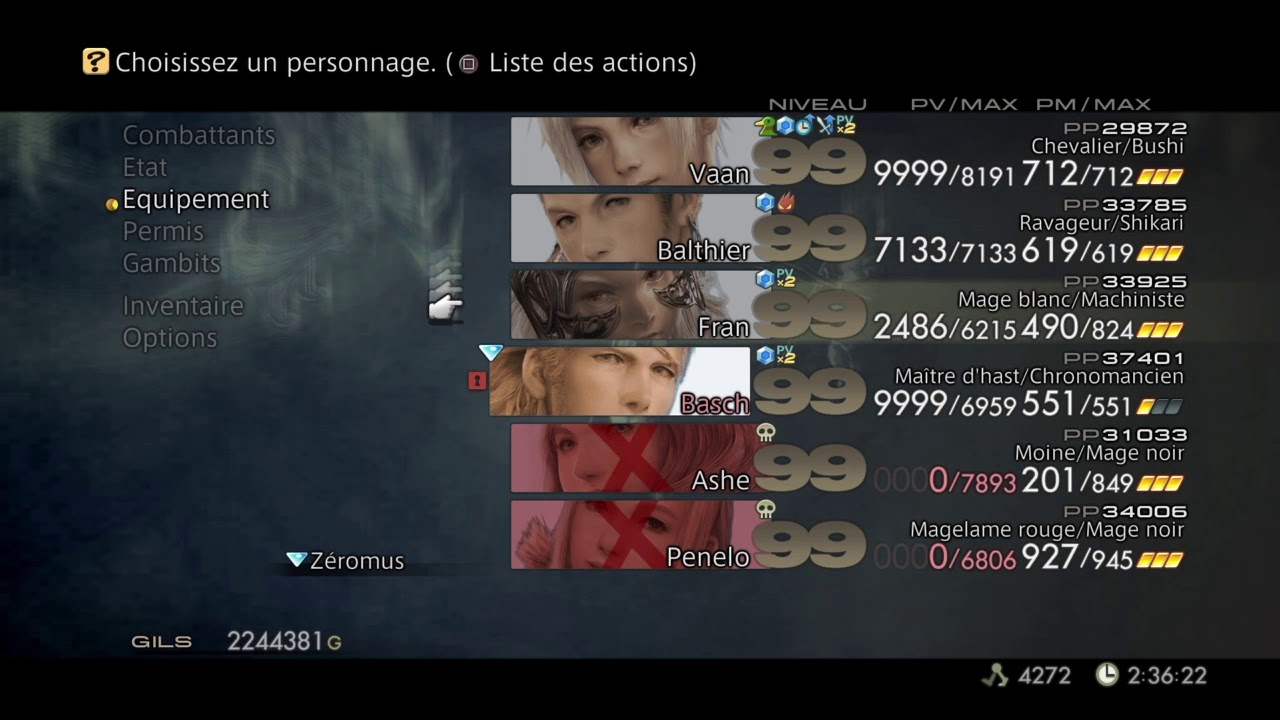 Final fantasy 12 the Zodiac Age épreuve 100