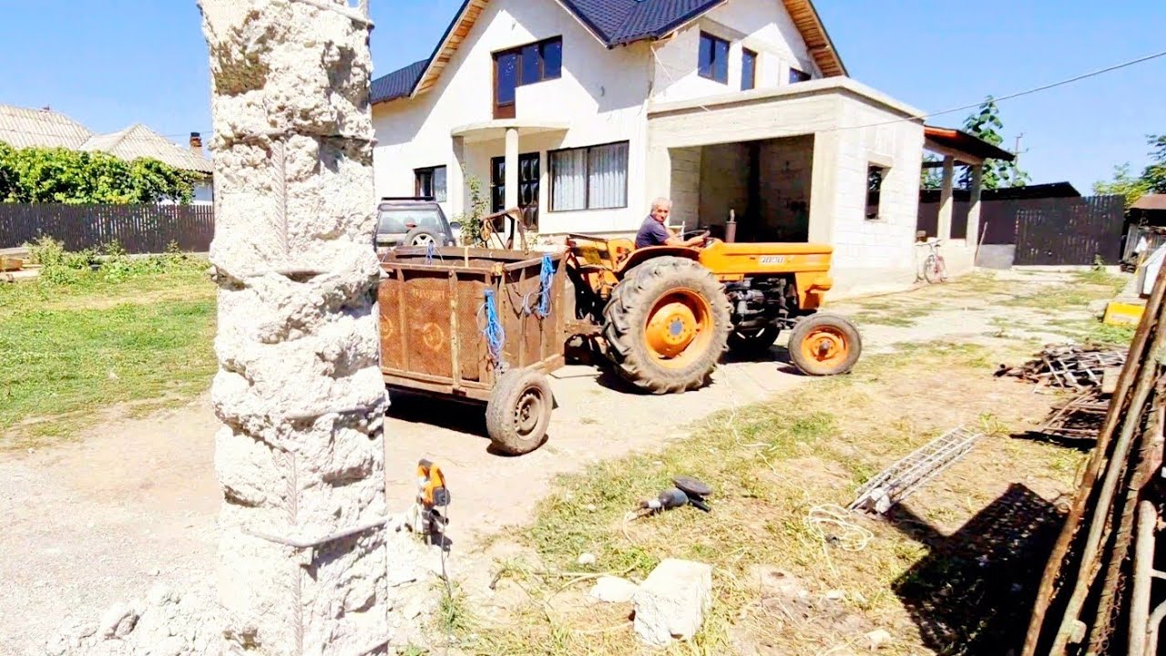 Am inceput lucrările la gard !