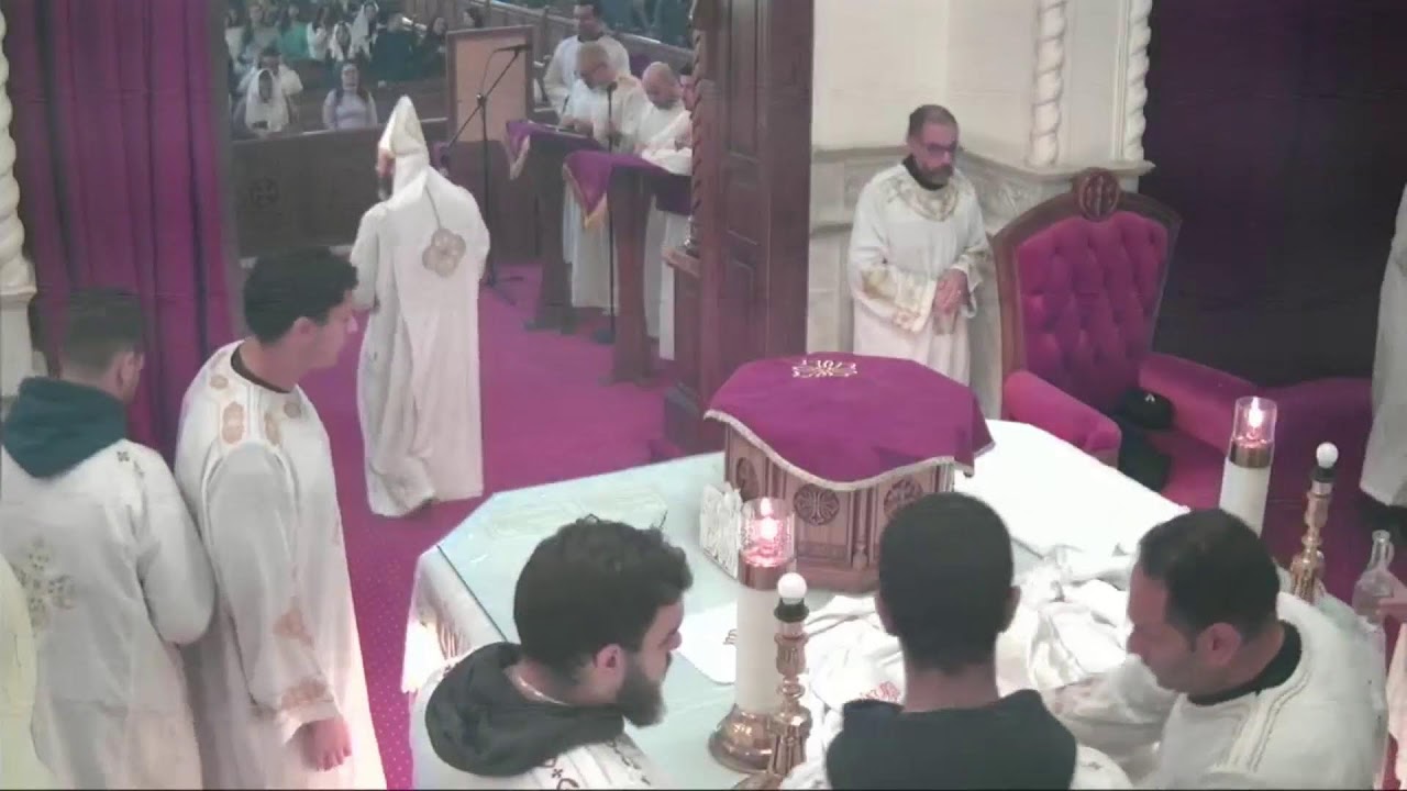 القداس الثالث الجمعه ١٣ مارس ٢٠٢٦  - ٤ برمهات ١٧٤٢