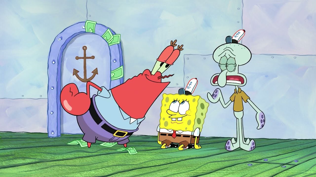 A Pinapple Luau in Happy Krabby Birthday 