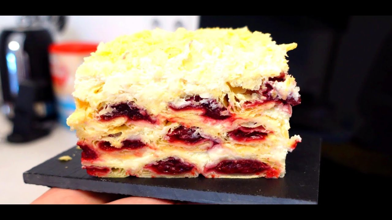 Kirschkuchen mal anders! 😋 Backen mit Blätterteig I Osterdessert #dessert #kuchenbacken #kuchen