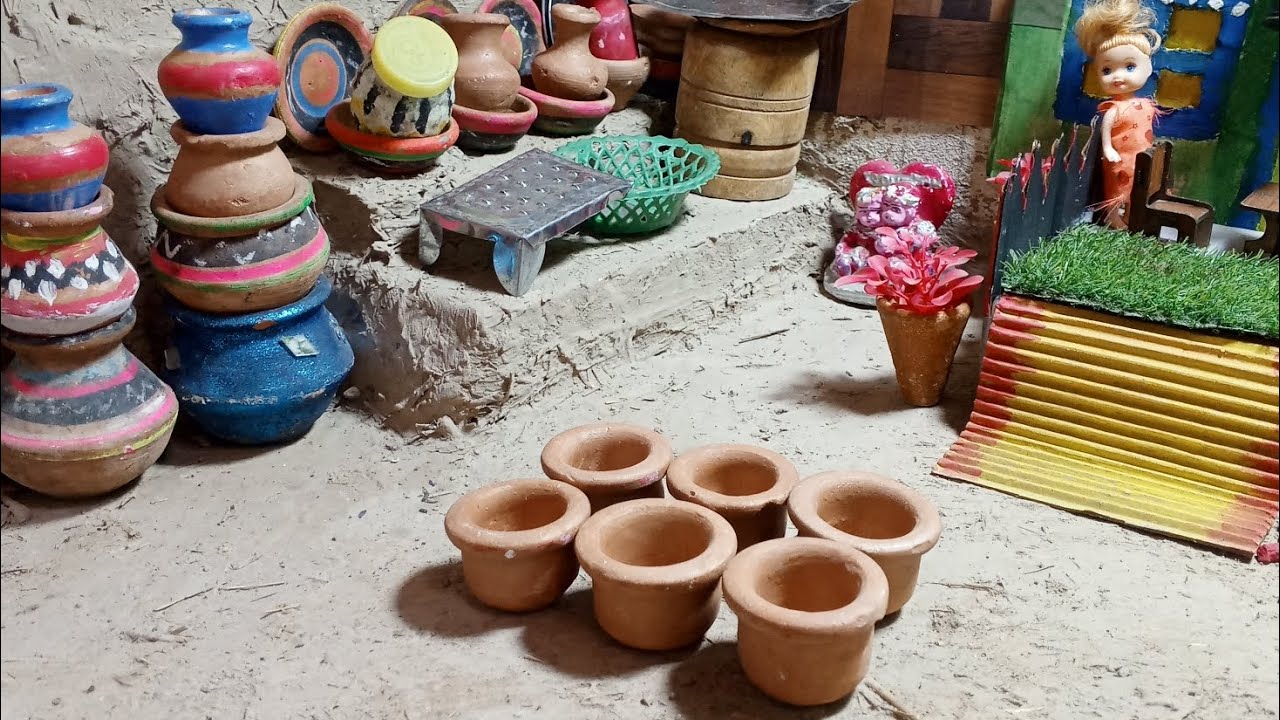 Mini Cooking/Alo Matar Ke Handi TinyFood/