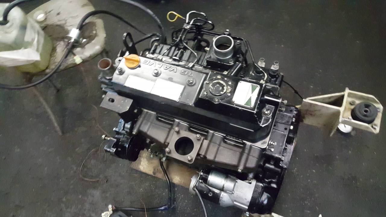 Yanmar 4TNV94L ремонт дизельного мотора.