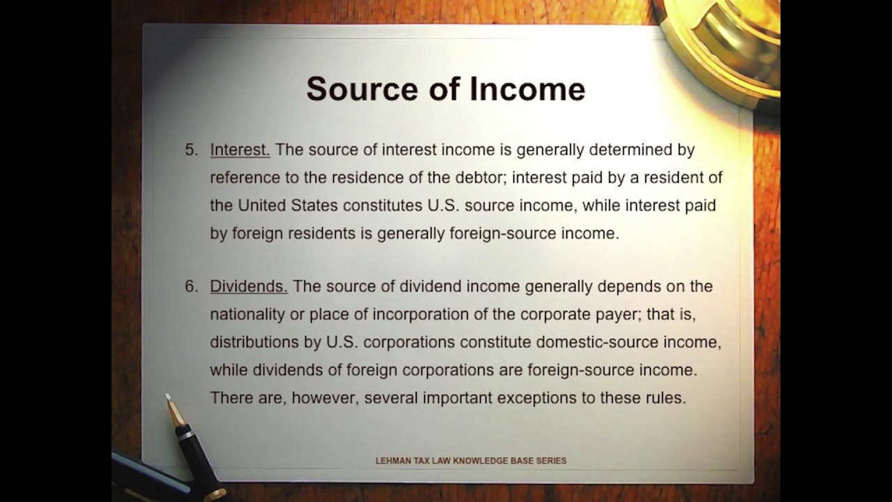 Foreign Source Income Rules
