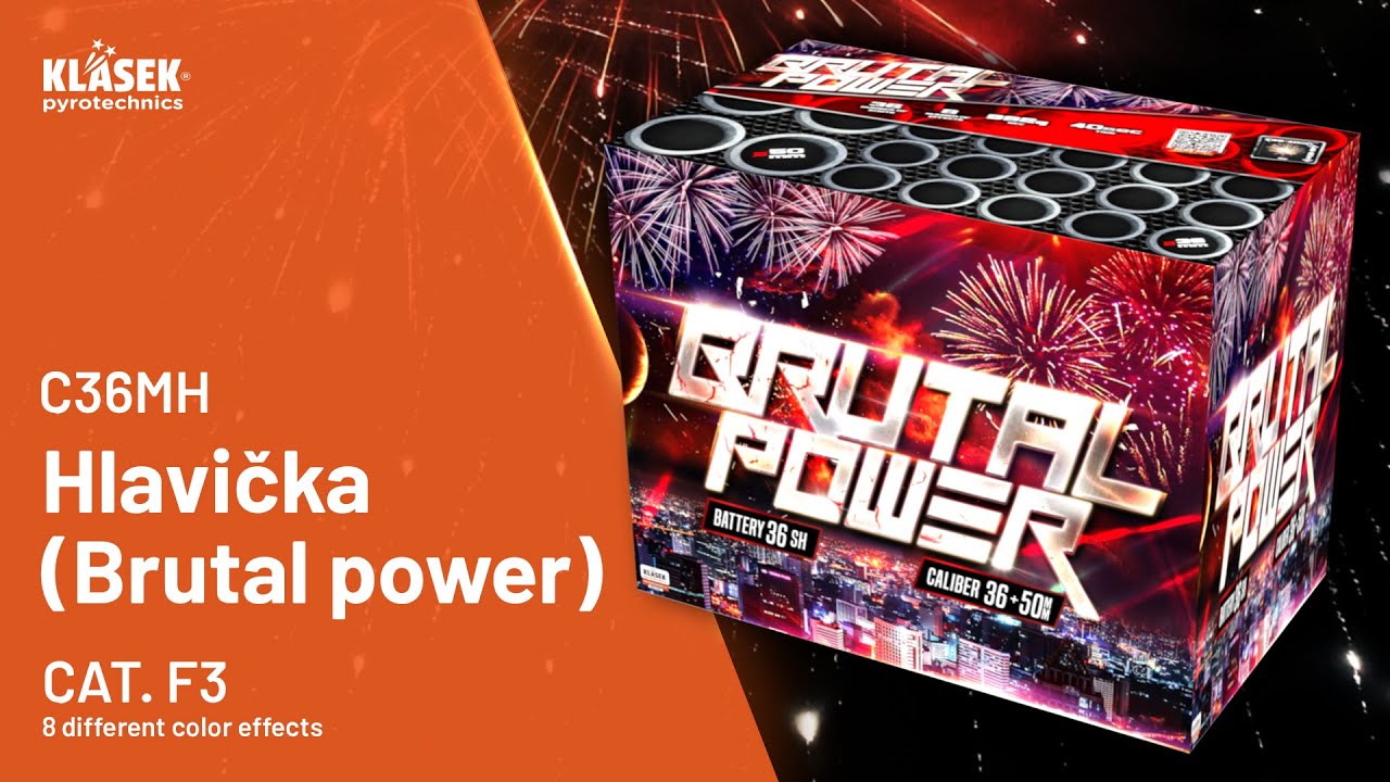 C36MH Hlavička  (Brutal power) | Klasek pyrotechnics